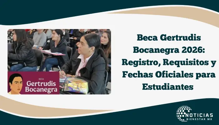 Beca Gertrudis Bocanegra 2026: Registro, Requisitos y Fechas Oficiales para Estudiantes 