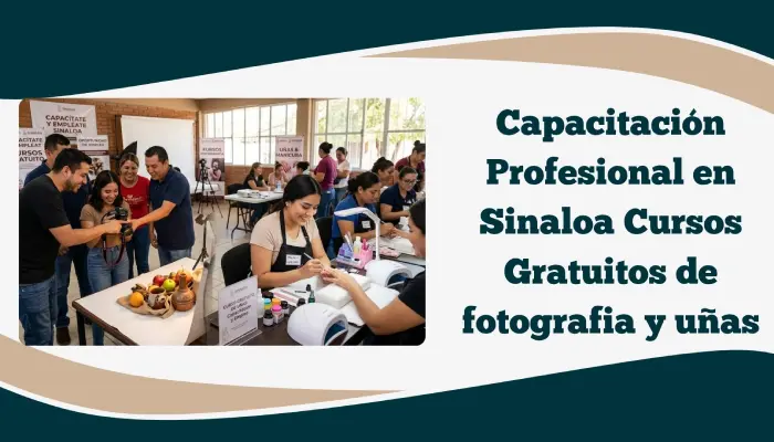 Capacitación Profesional en Sinaloa Cursos Gratuitos de fotografia y uñas