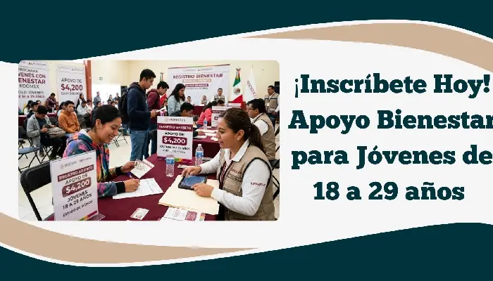 ¡Inscríbete Hoy! Apoyo Bienestar para Jóvenes de 18 a 29 años